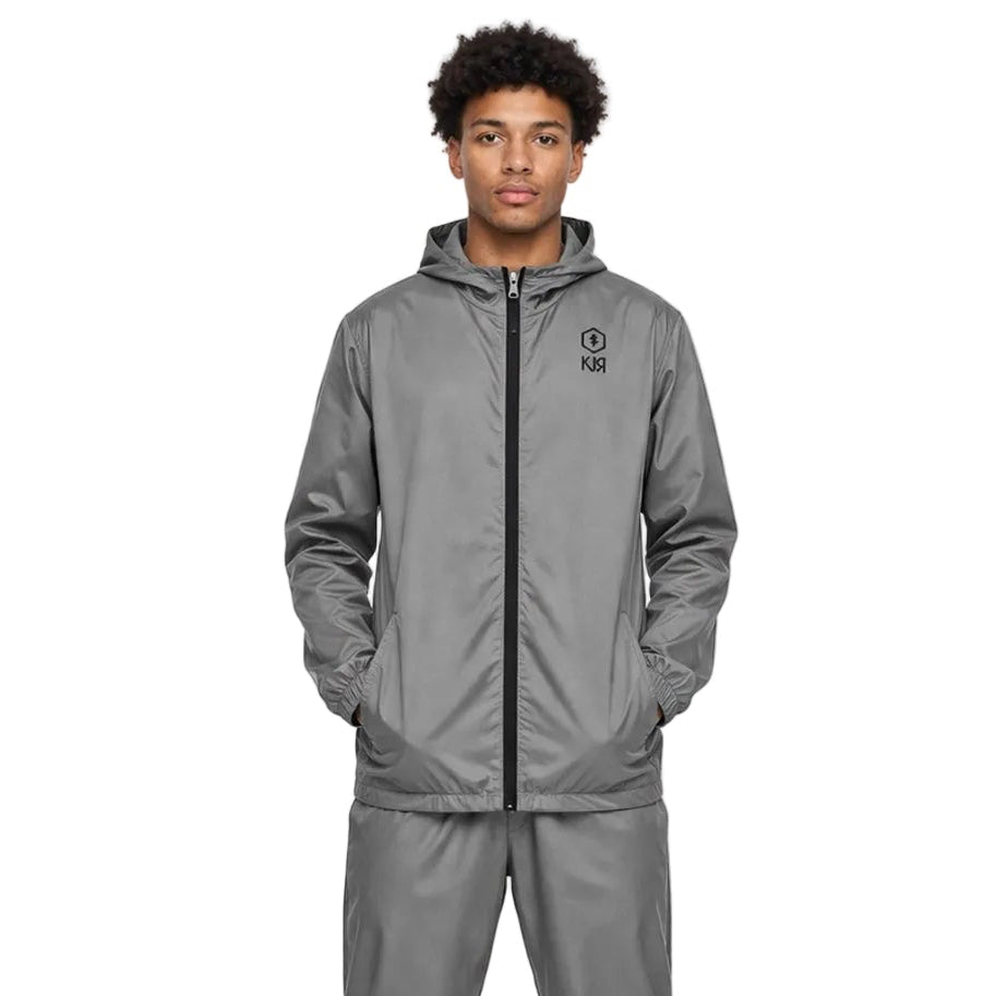 Veste de survêtement gris KOJIRŌ